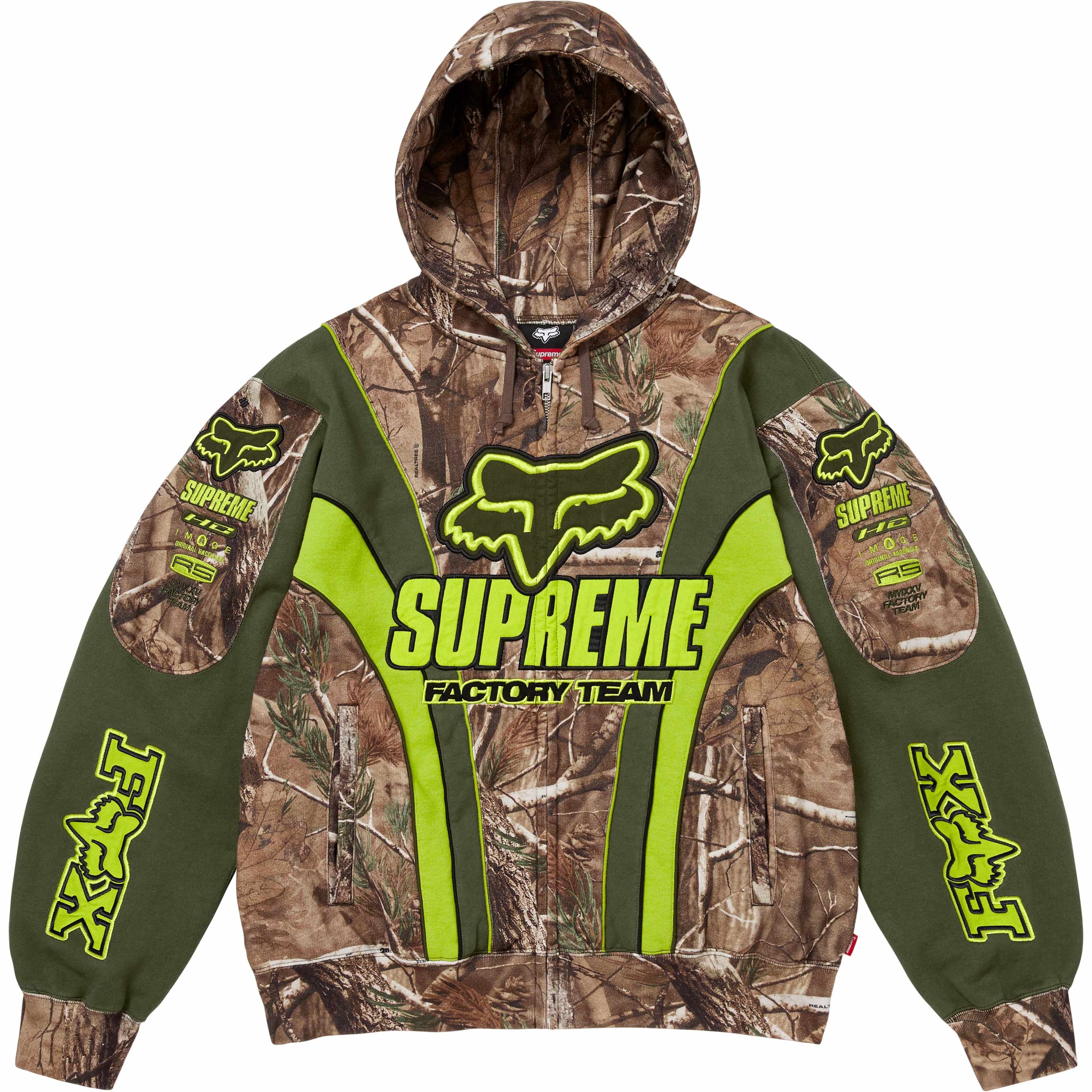 Supreme®/Fox Racing® Zip Up Hooded Sweatshirt view 20